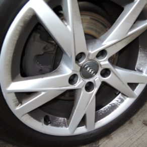 Al wheel disc and calliper 1269